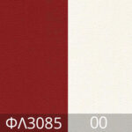 Δερματίνη-Διχρωμία-FL3085-FL00-Κόκκινο-Άσπρο