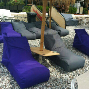 Λουτράκι – Beach Bar poofomania